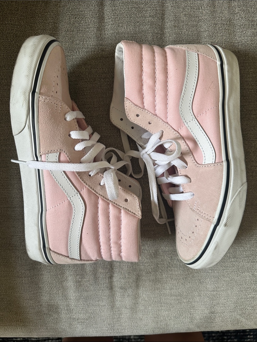 Vans Soft Pink High-Top Women's Sneakers